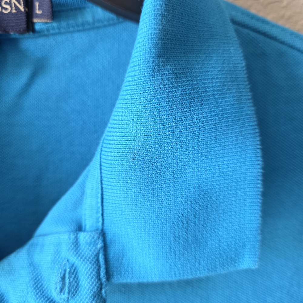 U.S. Polo Assn. Vibrant Blue Mens Polo Shirt - Picture 4 of 4